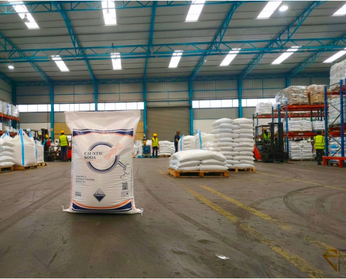 Flake Caustic Soda, Sodium Hydroxide, NaOH, textile chemicals, cotton mercerization, textile scouring, fabric processing chemicals, textile manufacturing, industrial chemicals, Eurasia Petrol